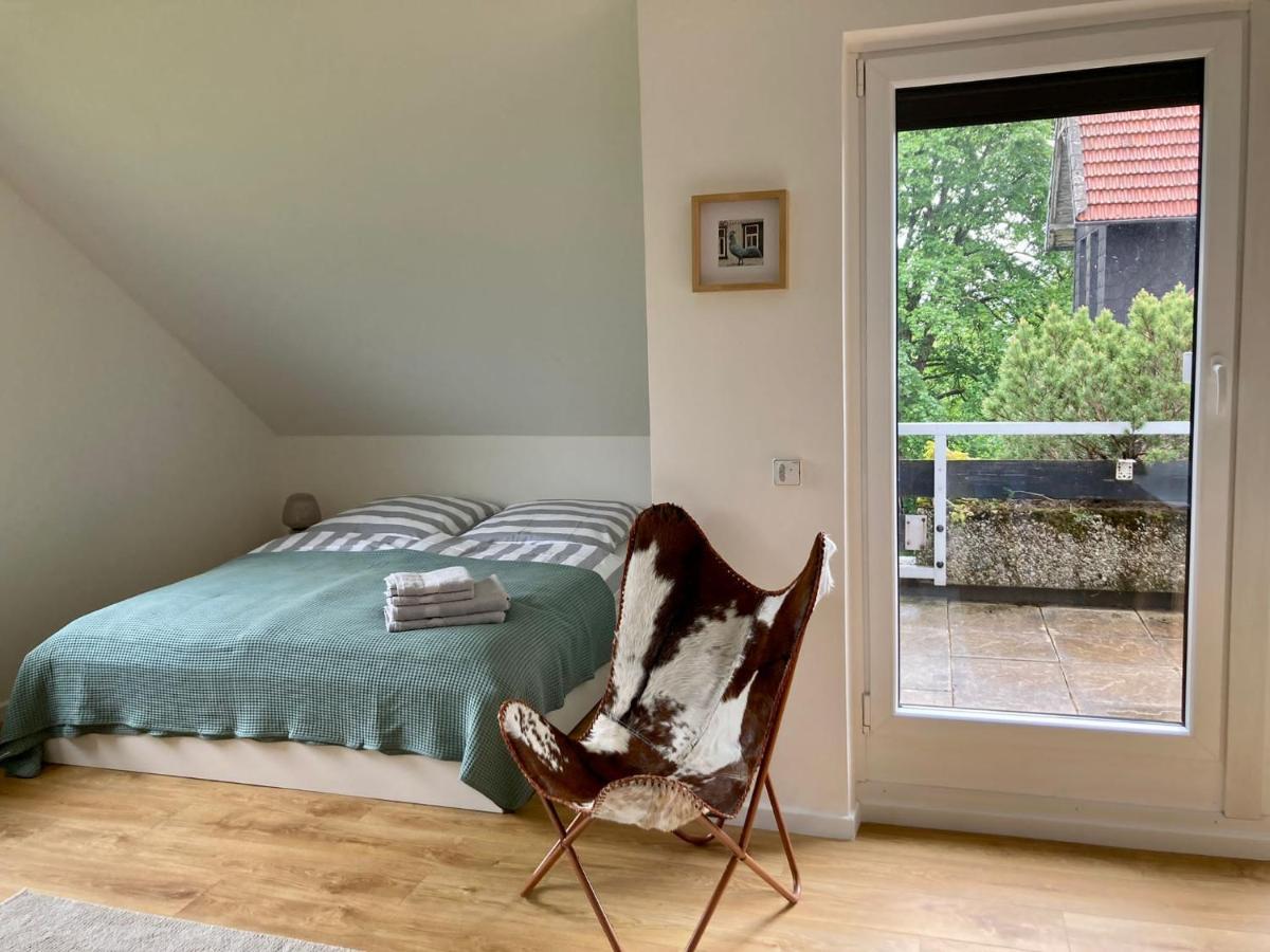 Hahnenklee Charme - Moderne Neue Ferienwohnung Mit 2 Balkons 戈斯拉尔 外观 照片